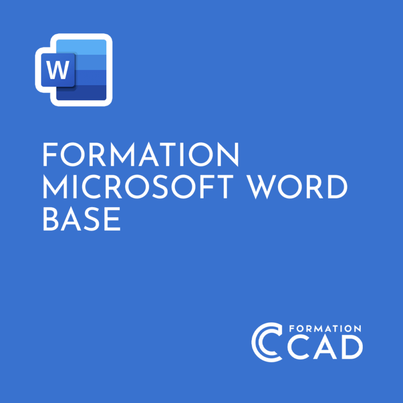 Formation Microsoft Word Base