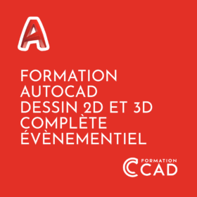 Formation AutoCAD Dessin 2D & 3D Complète - Évènementiel