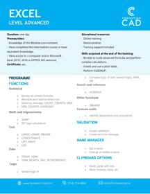 Microsoft Excel Training class - Advanced