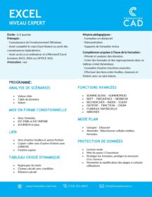 Formation Microsoft Excel - Expert Formation Microsoft Excel - Expert