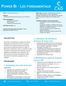 Formation Power BI - Fondation