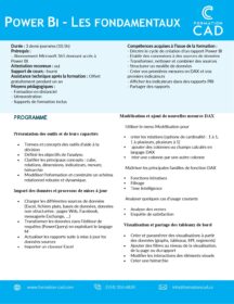 Formation Power BI - Fondation Formation Power BI - Fondation