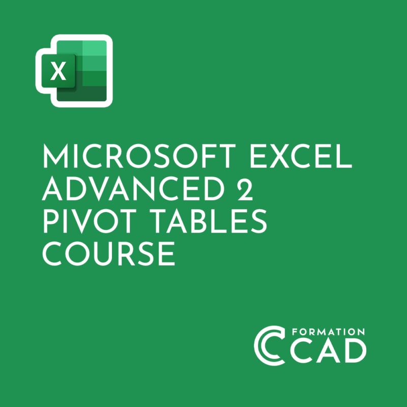 Microsoft Excel Advanced 2 : Pivot Tables