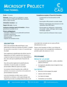 Microsoft Project Fonctionnel Microsoft Project Fonctionnel