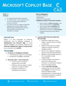 Formation Microsoft Copilot Base Formation Microsoft Copilot Base