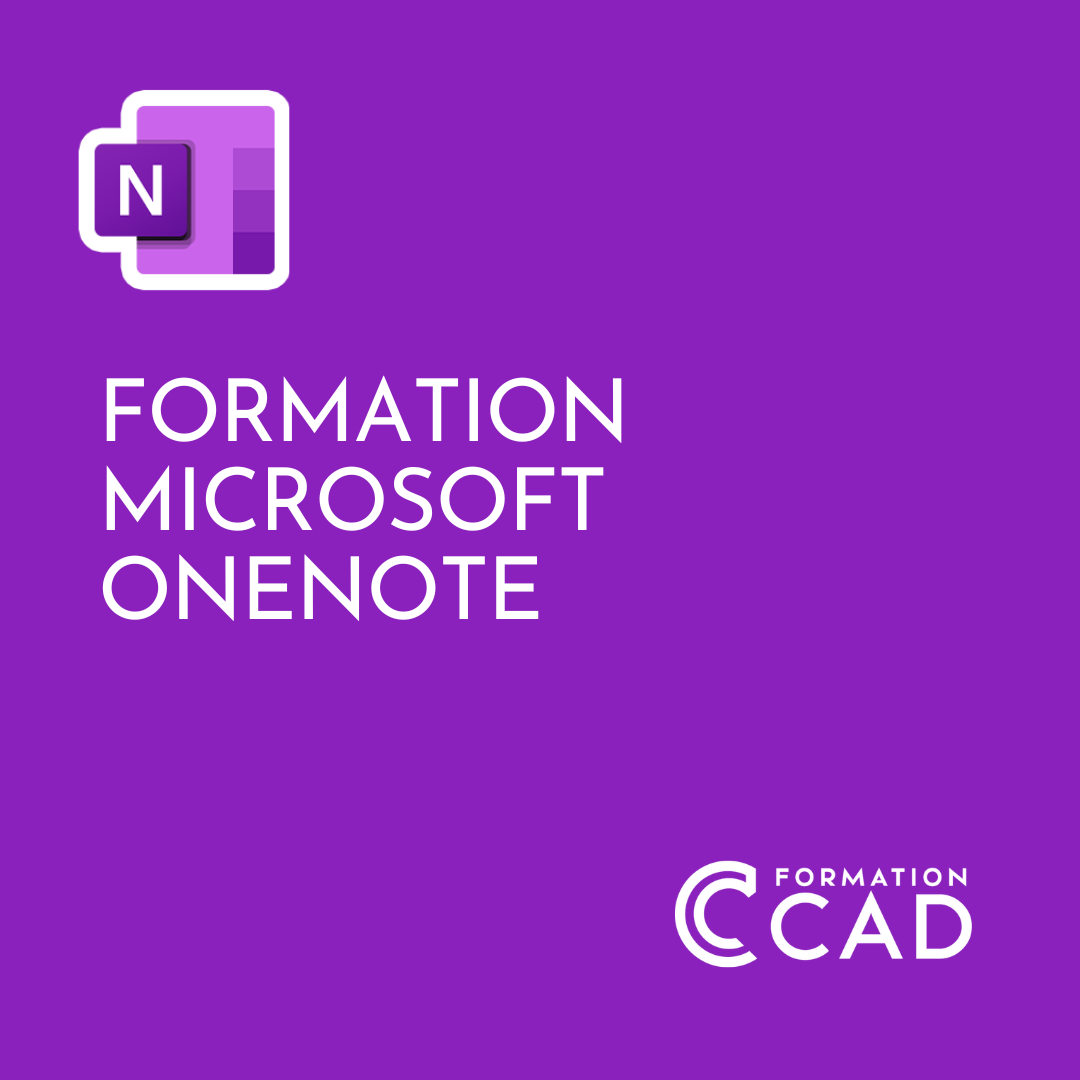 Microsoft onenote course formation cad