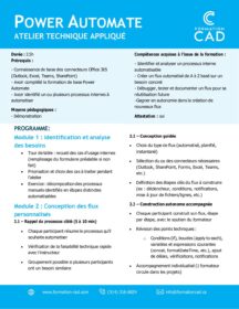 Atelier technique Microsoft Power Automate