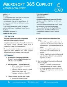 Atelier Découverte Microsoft 365 Copilot
