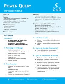 Power Query - Approche initiale